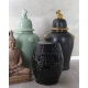 Scaun ceramica asiatica neagra