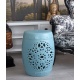 Scaun ceramica asiatica bleu