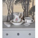 Set pentru baie din portelan pictat