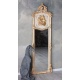 Oglinda Rococo alba cu decoratiuni aurii