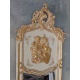 Oglinda Rococo alba cu decoratiuni aurii