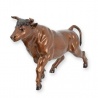 Taur-statueta din bronz masiv