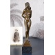 Femeie nud-statueta Art Nouveau din bronz