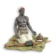 Vanzator de arme-statueta din bronz pictat