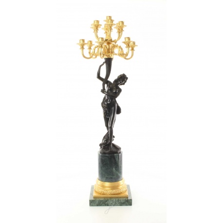 Candelabru monumental din bronz