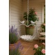 Baie pasarele din fier forjat antik grey