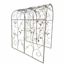 Arcada decorativa din fier forjat antik green