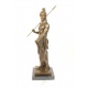 Iason cu Lana de aur-statueta din bronz pe un soclu din marmura