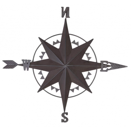 Ceas maritim pentru casa sau gradina antik brown