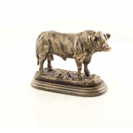 Taur-statueta din fonta