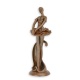 Balerina-statueta din fonta antik brown