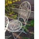 Set gradina din fier forjat antik white