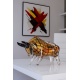 Taur-figurina decorativa din sticla Murano