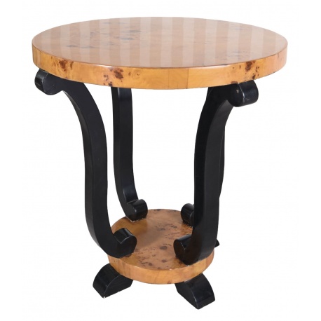 Masuta Art Deco din lemn masiv furniruit