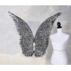 Set doua aripi de inger argintii