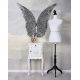 Set doua aripi de inger argintii