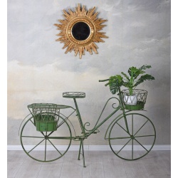 Bicicleta decorativa pentru gradina din fier forjat