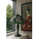 Lampa de masa Tiffany cu abajur floral