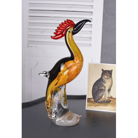 Pasarea paradisului- figurina din sticla Murano