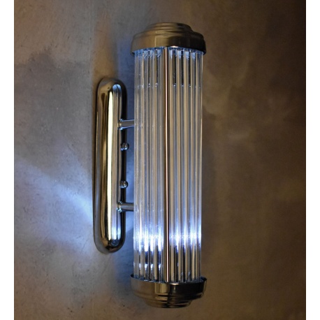 Lampa perete Art Deco argintie