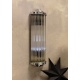 Lampa perete Art Deco argintie