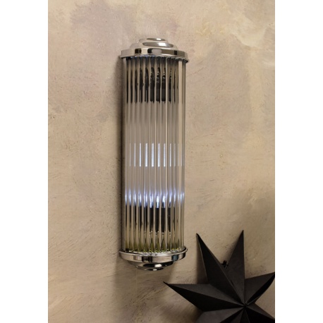 Lampa perete Art Deco argintie