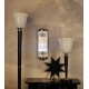 Lampa perete Art Deco argintie