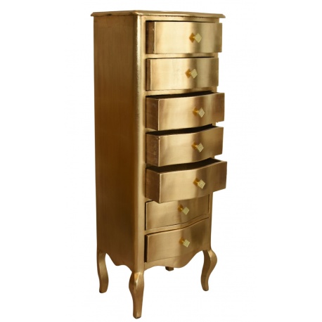 Comoda baroc din lemn masiv auriu