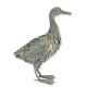 Rata decorativa din metal antik grey