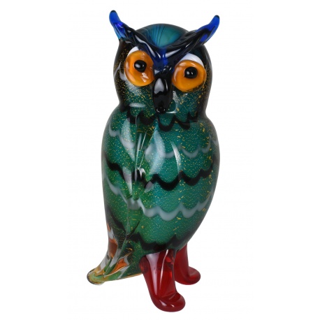 Bufnita-figurina din sticla Murano