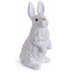 Iepuras-figurina din portelan alb