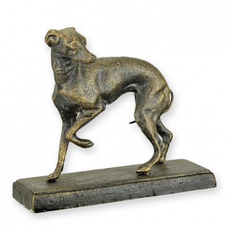 Ogar-figurina decorativa din fonta