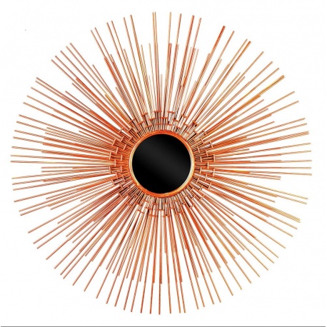 Oglinda soare cu rama din cupru