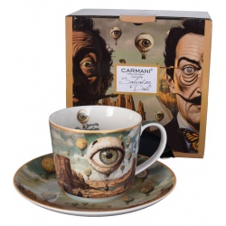 Ceasca ceai cu farfurioara Salvador Dalí