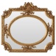 Oglinda monumentala Rococo aurie