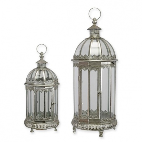 Set doua felinare din metal antichizat