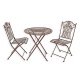 Set mobilier din fier forjat antik brown