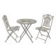 Set mobilier din fier forjat antik grey