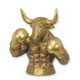Bust taur boxer-statueta din rasini speciale