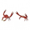 Crab-statueta thailandeza din bronz