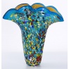 Vaza de sticla multicolora Murano Millefiori