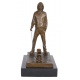 Street Thug-statueta din bronz cu soclu din marmura
