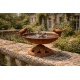 Set doua bai pasarele din fonta antik rusty