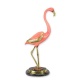 Flamingo-statueta vieneza bronz cu soclu marmura