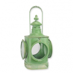 Felinar decorativ verde