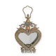 Felinar decorativ inima bronz