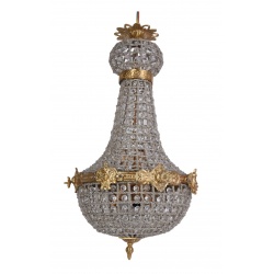 Candelabru Rococo dinalama cu cristale