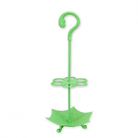 Suport umbrele din fonta antik green