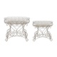 Set doua jardiniere din fier forjat antik green