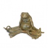 Broasca meditand-statueta din bronz